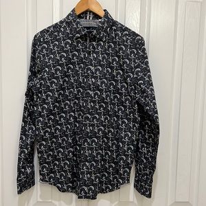 NWOT Robert Graham button down full sleeve dress shirt